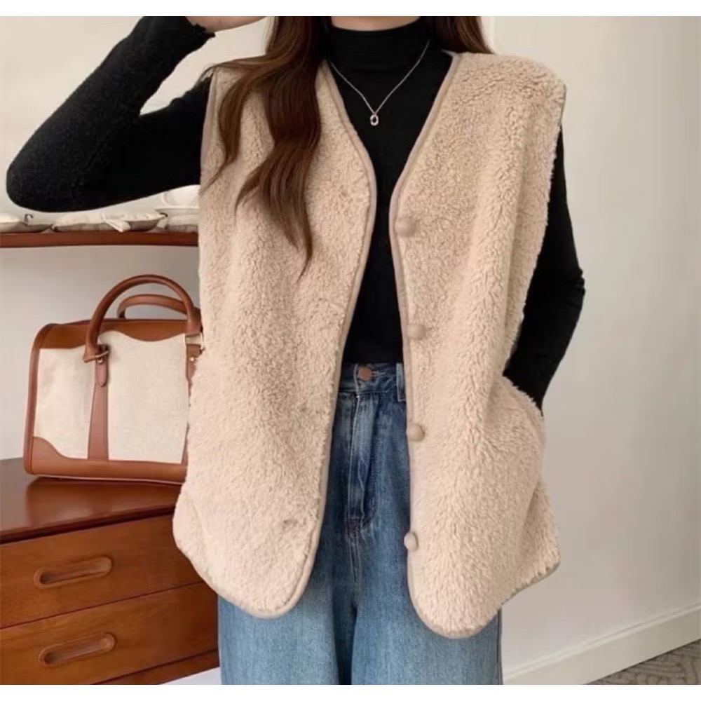 拉鍊毛衣、泰迪熊背心-細節圖2