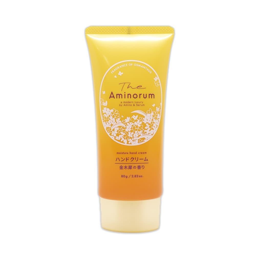 悅荃【KUMANO 熊野油脂】The Aminorum 金木犀桂花香 胺基酸 高保濕 護手霜 80g 護手霜-細節圖5