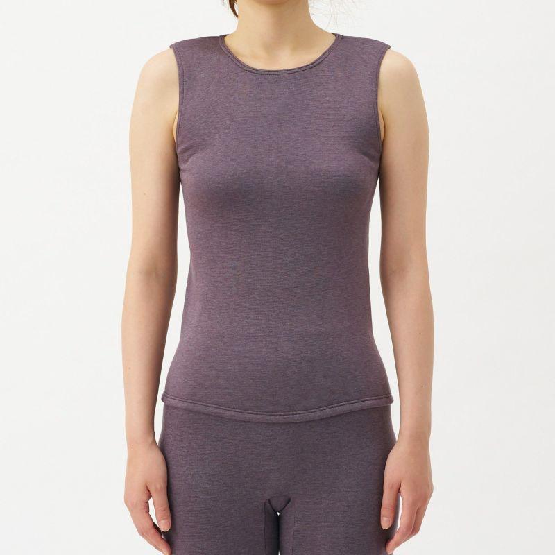 悅荃【AS CORPORATION】東洋紡 神極衣 吸濕發熱 裏起毛 女發熱背心 日本發熱背心 發熱背心-細節圖2