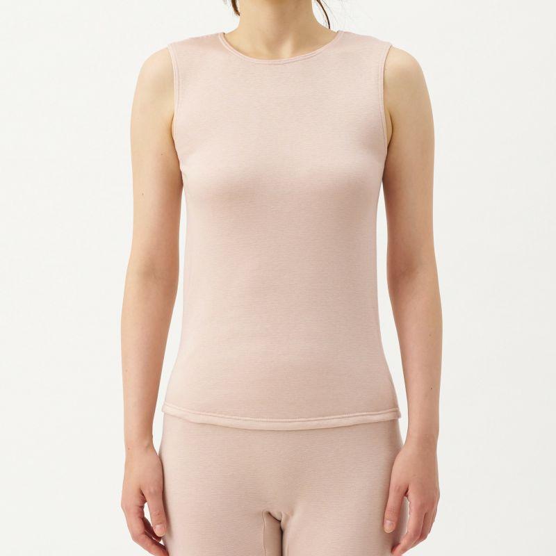 悅荃【AS CORPORATION】東洋紡 神極衣 吸濕發熱 裏起毛 女發熱背心 日本發熱背心 發熱背心-細節圖3