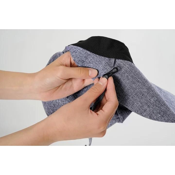 侻荃 【NEEDS LABO】UV&COOL Feeling 大帽筵小顏遮陽帽  顏色：黑、灰抗UV小顏防晒帽-細節圖2