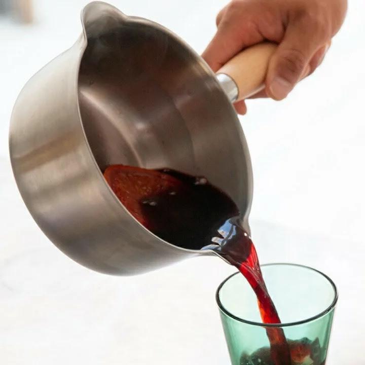 悅荃日本製【YOSHIKAWA】AIKATA 不鏽鋼 雪平鍋 18cm 20cm  不鏽鋼鍋-細節圖4