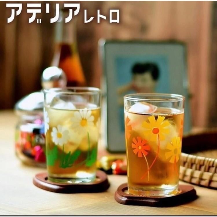 悅荃【ADERIA】 昭和復古 花樣玻璃杯 200ml 玻璃茶杯 玻璃水杯 昭和年代 日本玻璃杯(7款)-細節圖2