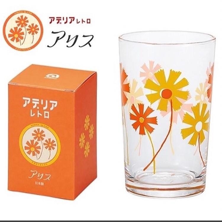 悅荃【ADERIA】 昭和復古 花樣玻璃杯 200ml 玻璃茶杯 玻璃水杯 昭和年代 日本玻璃杯(7款)-細節圖6