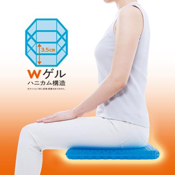 悅荃【COGIT】W 蜂巢狀凝膠降溫坐墊 大款和小款-細節圖2