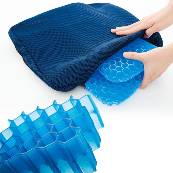 悅荃【COGIT】W 蜂巢狀凝膠降溫坐墊 大款和小款-細節圖3