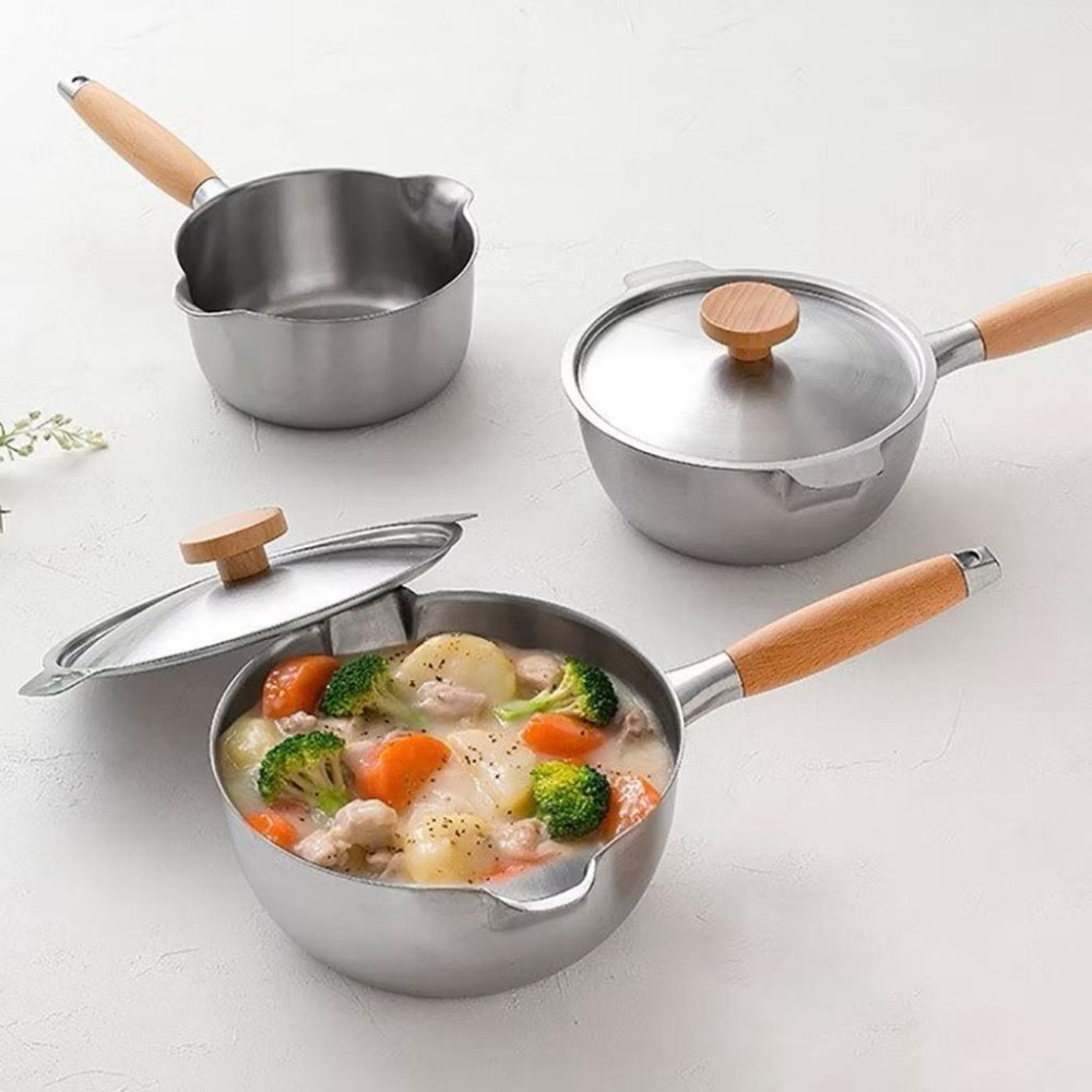 悅荃 雪平鍋 日本製 【YOSHIKAWA】吉川 AIKATA 不鏽鋼 雪平鍋鍋蓋 18cm 20cm (18cm)-細節圖6