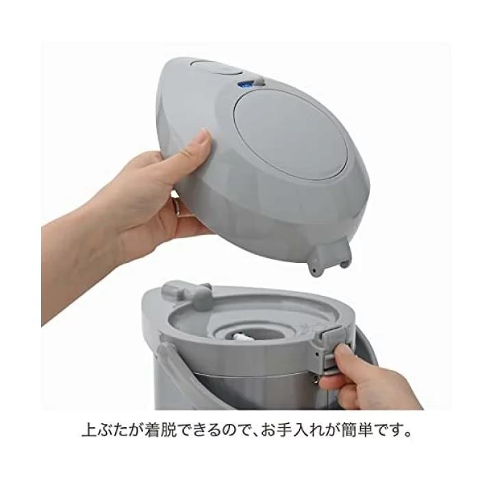 悅荃【Peacock 孔雀】360℃ 玻璃內膽 雙層真空 不鏽鋼氣壓式保溫壺 3L-細節圖8