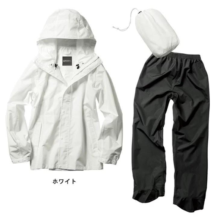 悅荃 【MAKKU】全景視野 高防水 高透濕 兩件式背包雨衣  AS5140 顏色：藍、白-細節圖5