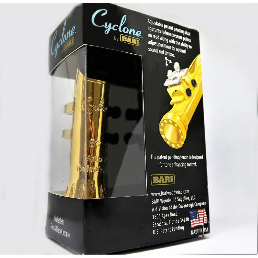 悅荃 美國 BARI Cyclone 黃金 氣旋 Alto 中音 薩克斯風 金屬 吹嘴 #7-細節圖3