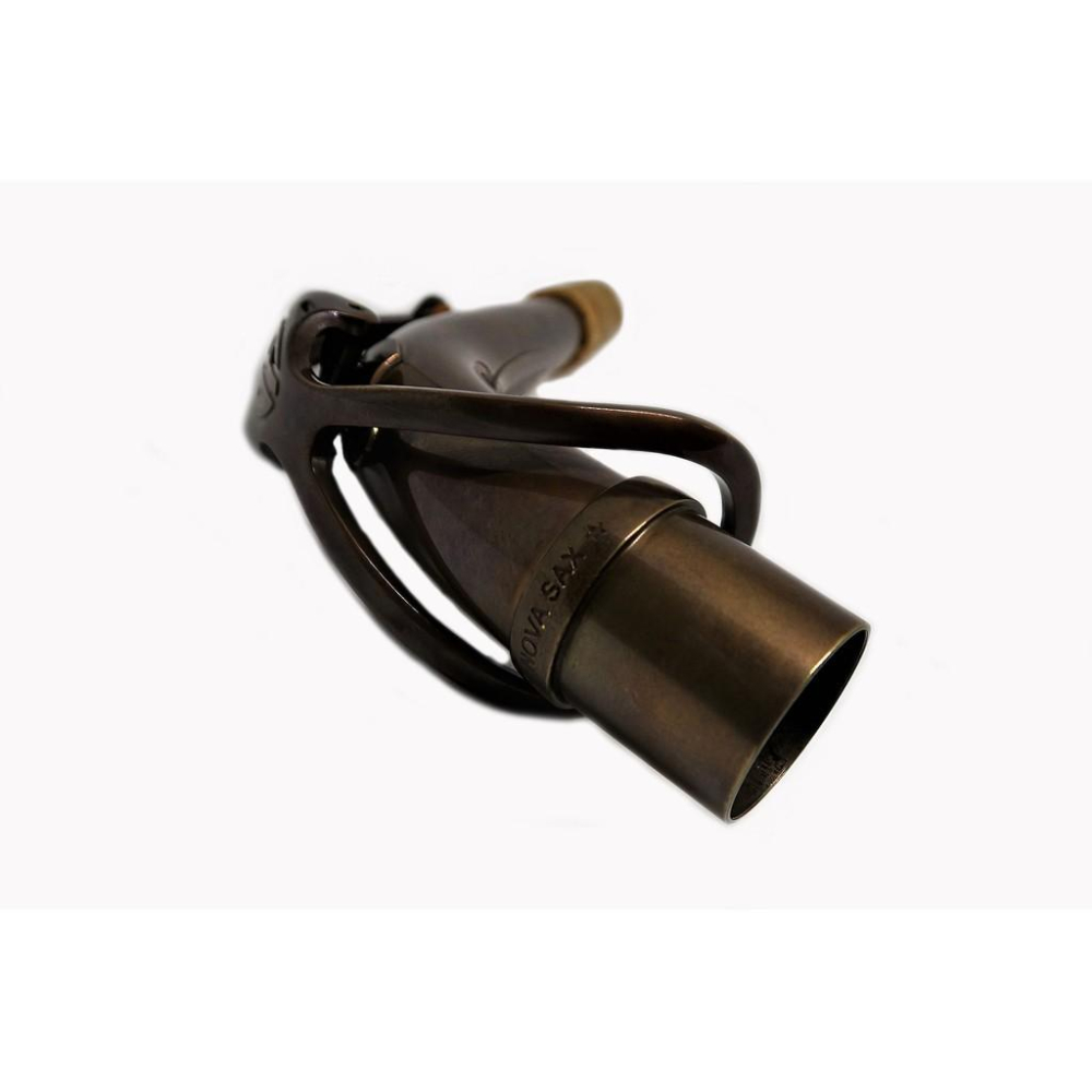 悅荃 中音 薩克斯風 吹口管 脖子 復古色-細節圖2