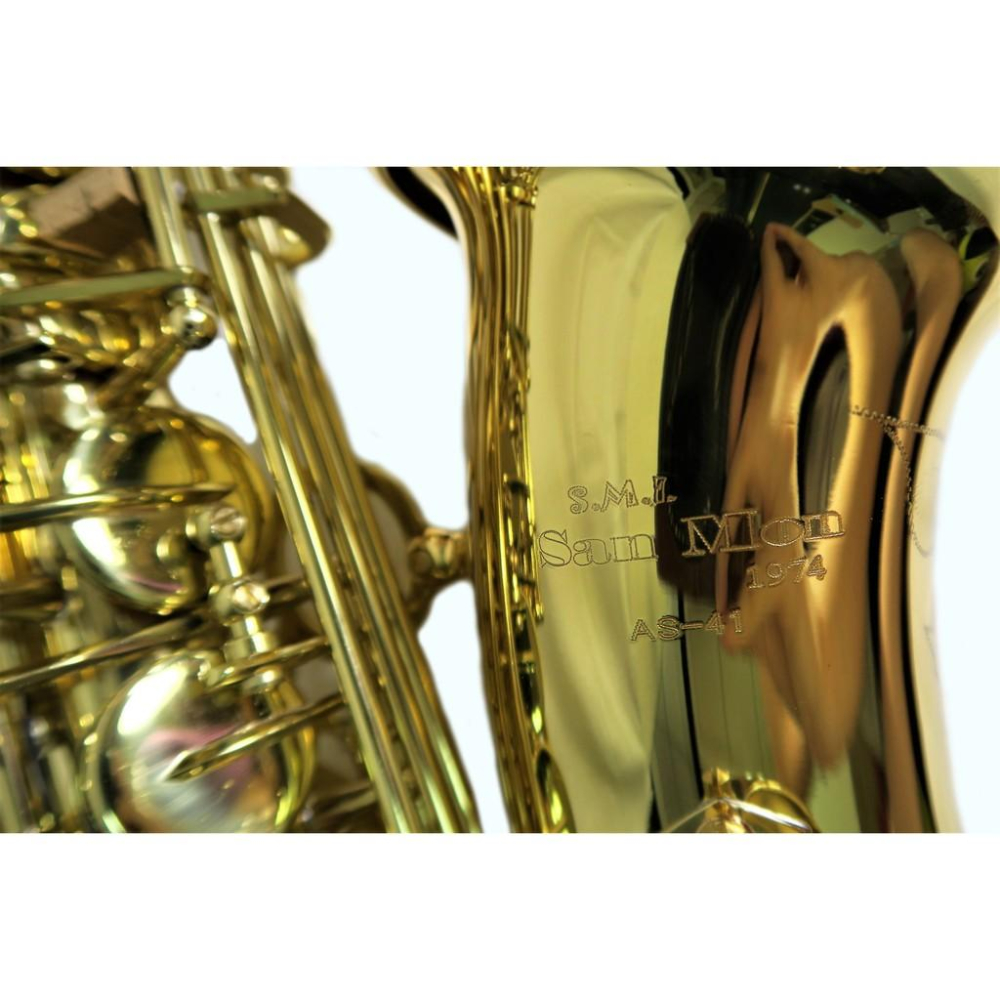 悅荃 AS-41 中音 薩克斯風 中薩 Yamaha 型入門款 磷銅吹口管 高級帆布盒-細節圖3