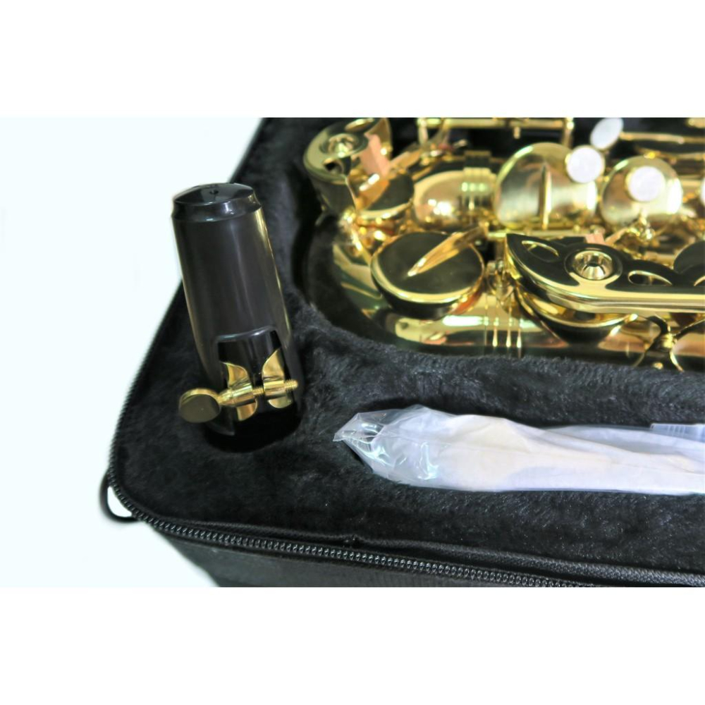 悅荃 AS-41 中音 薩克斯風 中薩 Yamaha 型入門款 磷銅吹口管 高級帆布盒-細節圖5
