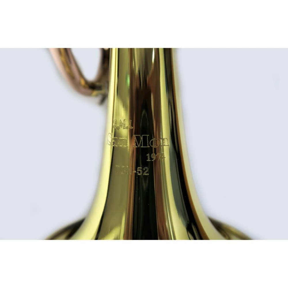 (悅荃)TCN-52 小喇叭 短號 板機短號 磷銅吹口管 高級帆布盒-細節圖2