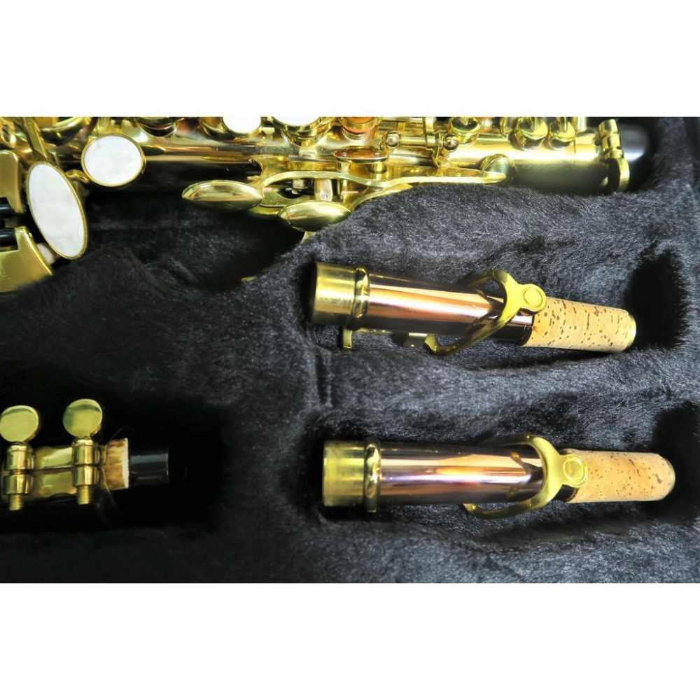 悅荃 SS-51 高薩 高音 薩克斯風 附兩支(直,彎) 磷銅吹口管 高級帆布盒-細節圖4