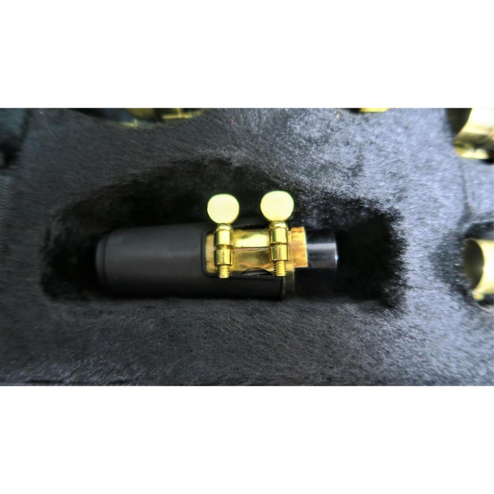 悅荃 SS-51 高薩 高音 薩克斯風 附兩支(直,彎) 磷銅吹口管 高級帆布盒-細節圖5