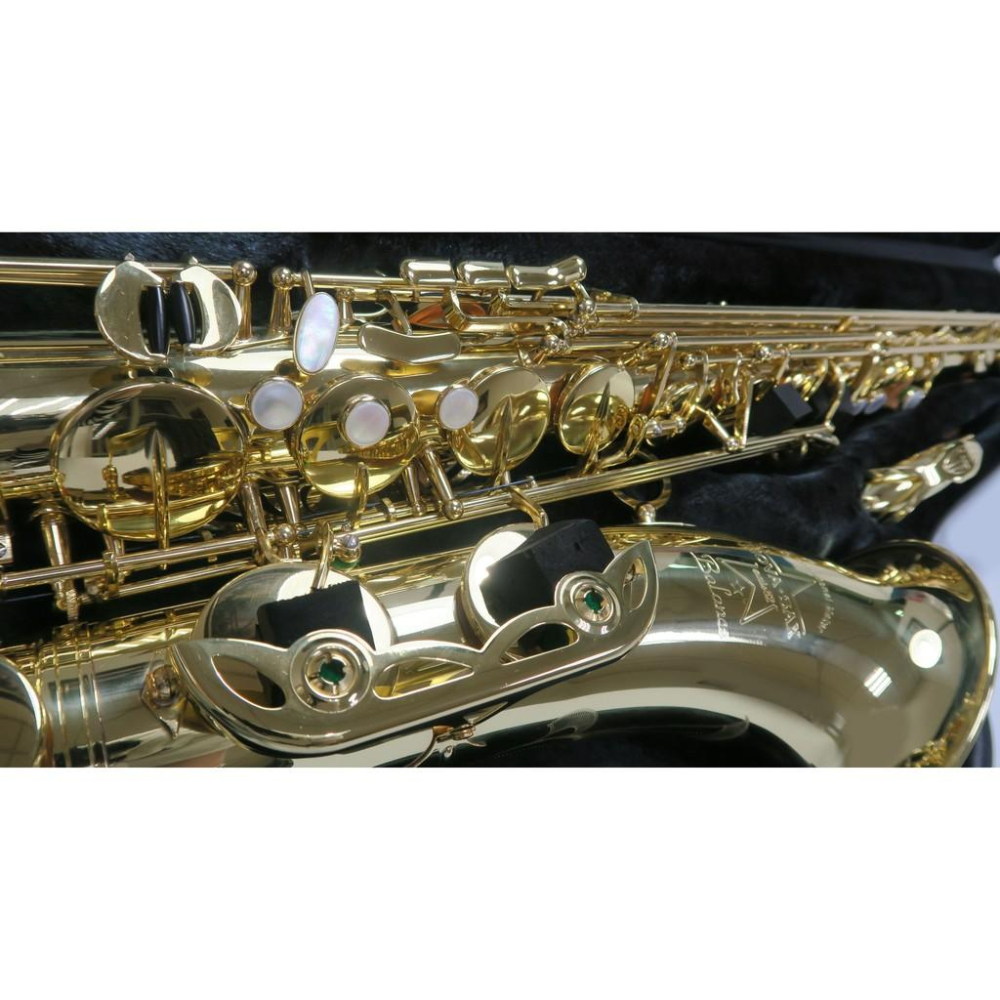 (悅荃)台灣製 全新 次中音 薩克斯風 附高級 樂盒-細節圖2