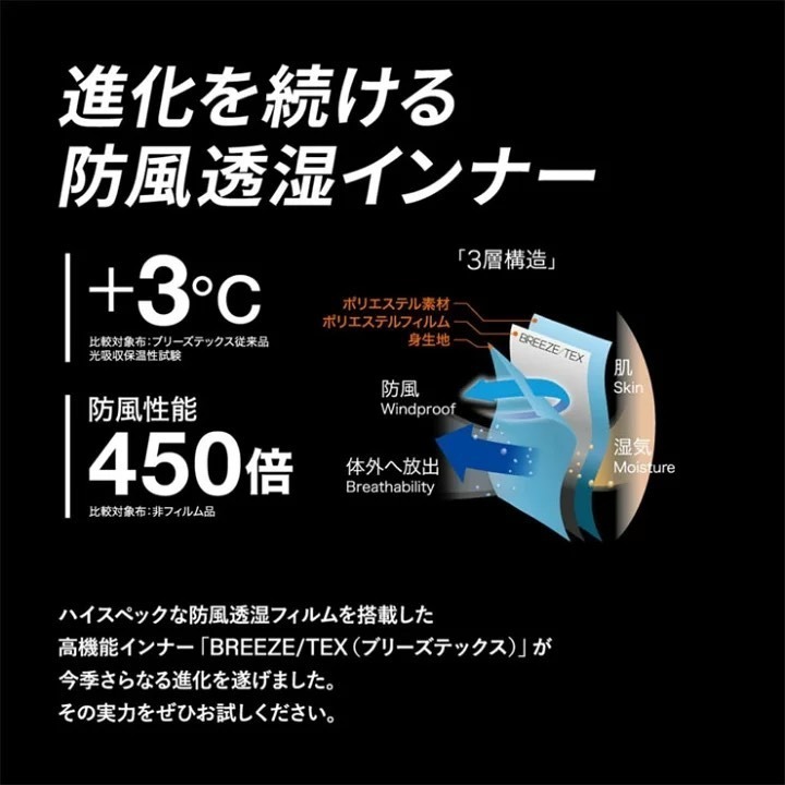 悅荃 光蓄熱防風男高領裏起毛內搭衣  發熱衣-細節圖3