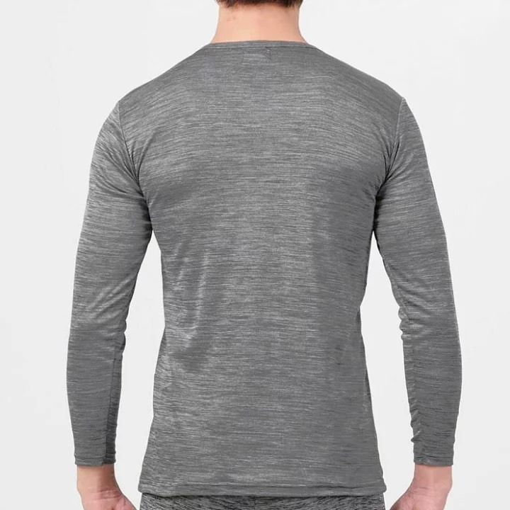 悅荃 光蓄熱防風男圓領裏起毛內搭衣-細節圖8