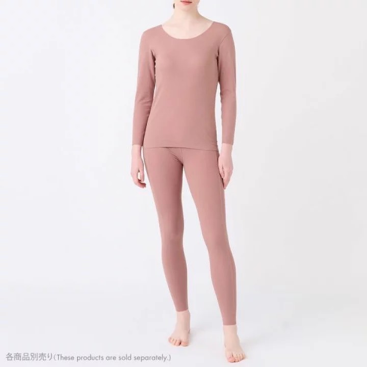 悅荃【GUNZE】KIREILABO 完全無縫製 加厚 棉混 8分袖保暖衣-細節圖3