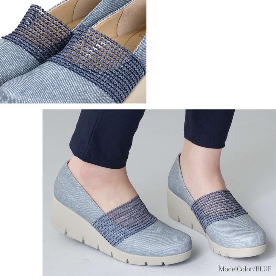 悅荃 【FIRST CONTACT】日本製 透氣網孔 舒適 女厚底鞋 女厚底鞋-細節圖2