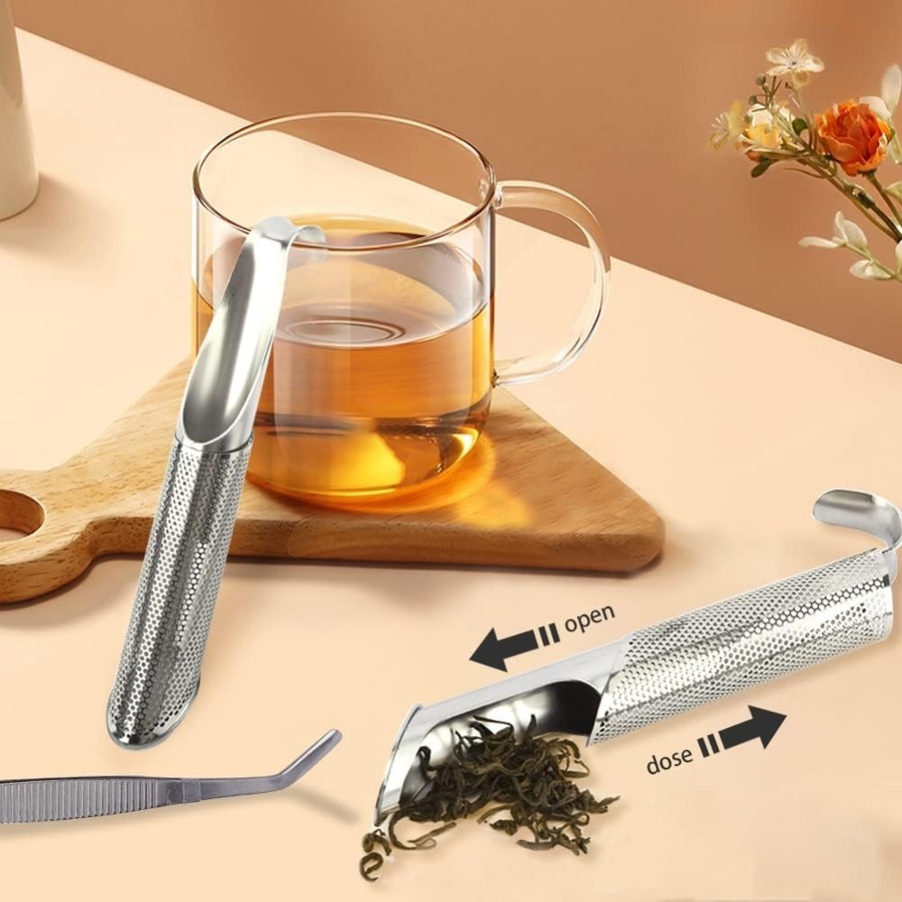 悅荃 【下村工業】不鏽鋼掛式伸縮茶葉過濾棒 茶葉過濾棒-細節圖2