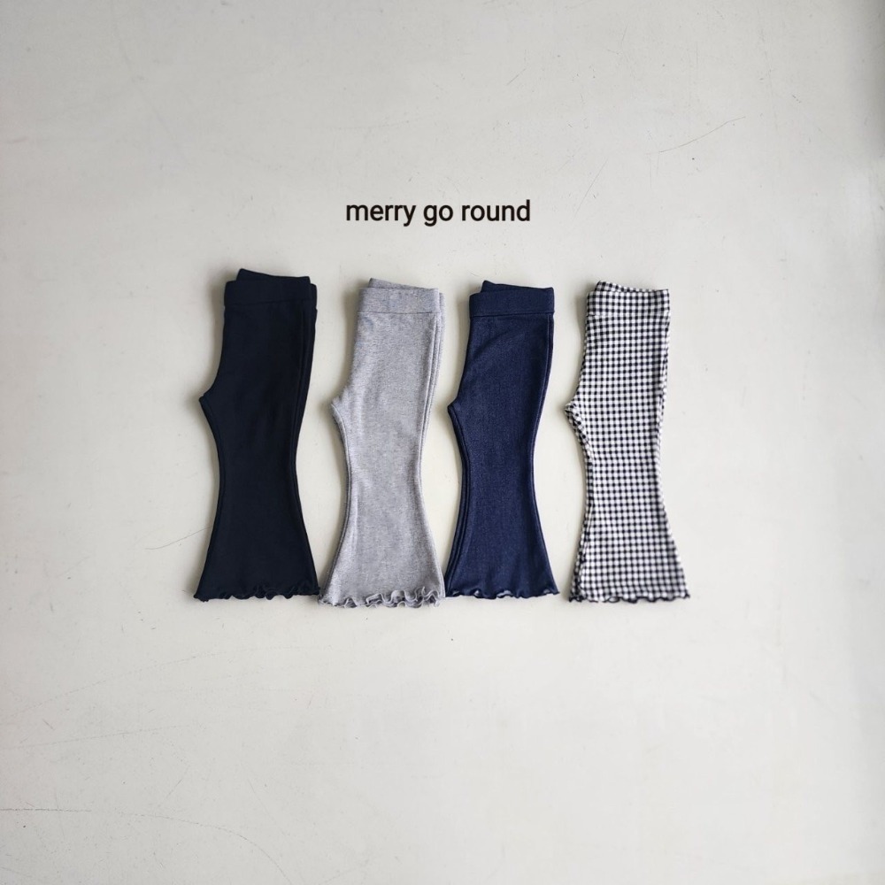 全新瑪麗家喇叭褲L號深藍色