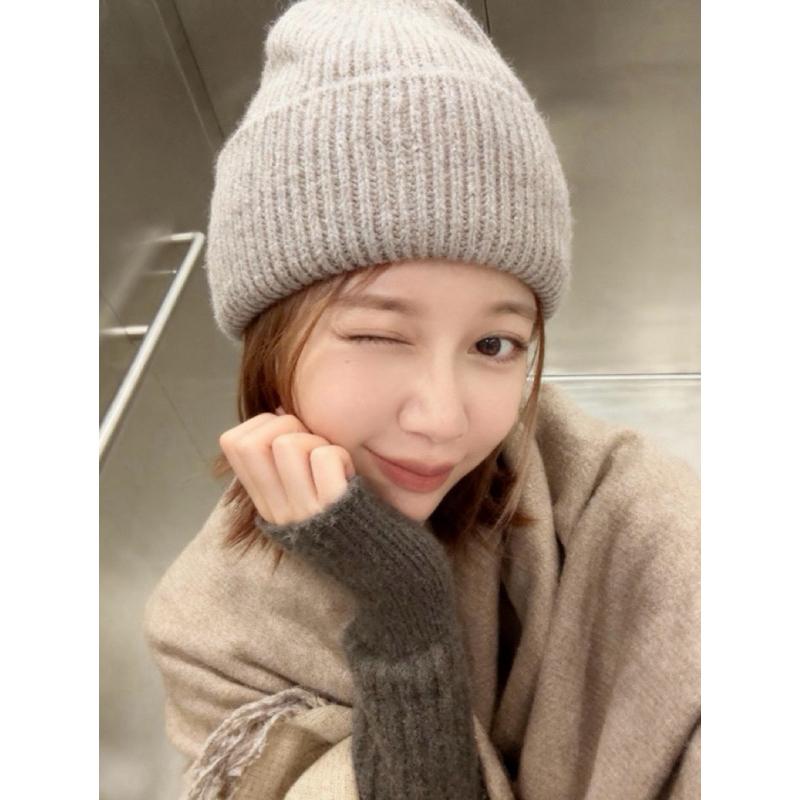 冬季保暖毛毛袖套 深咖啡針織款｜氣質百搭手袖套 手臂套-細節圖2