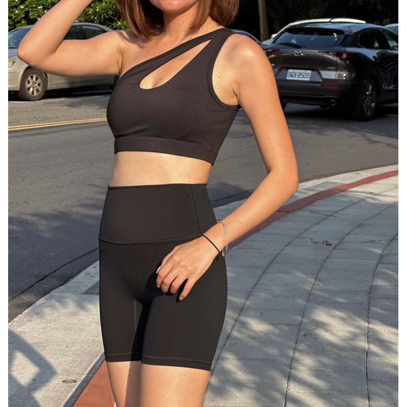 斜肩運動內衣 斜肩健身瑜伽-細節圖4