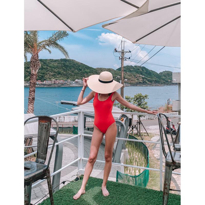 (現貨) 深U露背連身泳衣-細節圖2