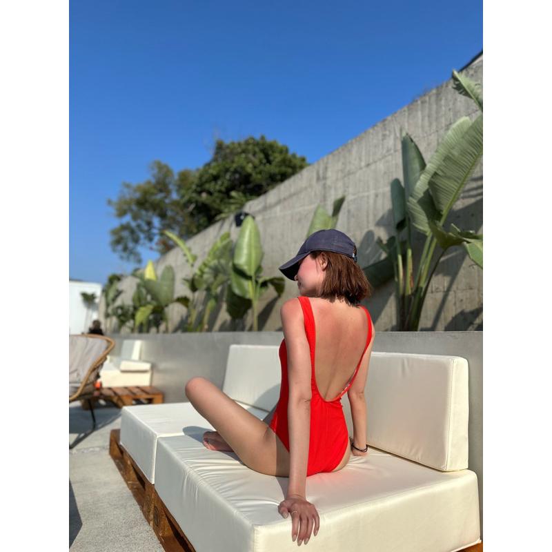 (現貨) 深U露背連身泳衣-細節圖4