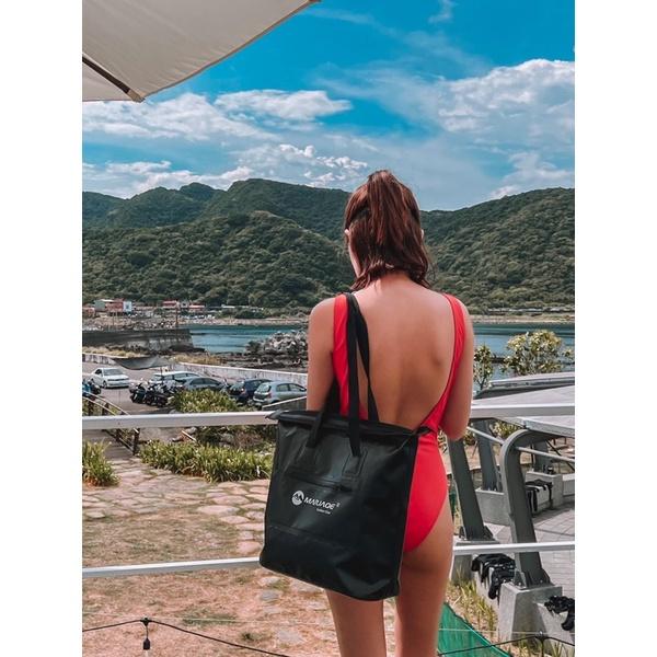 (現貨) 防潑水單肩托特包 袋子包包 手提包 側背包 斜背包-細節圖3