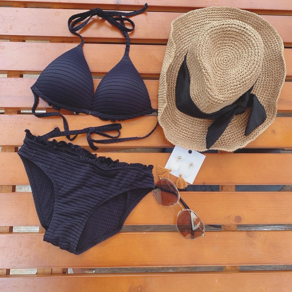 (現貨) 韓版 小胸集中爆乳比基尼泳衣-細節圖4