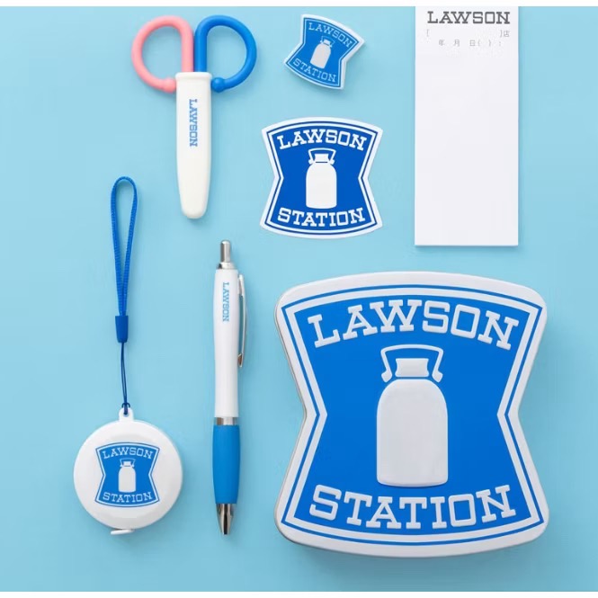 Lawson鐵盒文具