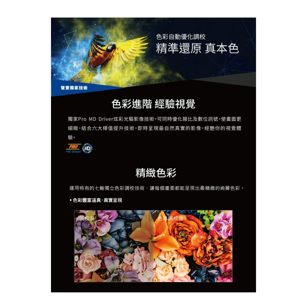 SAMPO 聲寶 ( EM-43MDS200 ) 43型【FHD LED】轟天雷液晶顯示器-細節圖4