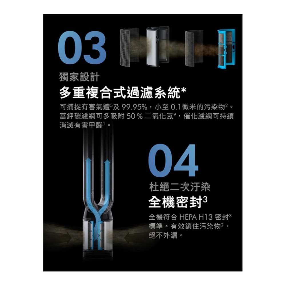 dyson 戴森 ( TP12 ) 甲醛NOx偵測涼風空氣清淨機 -鎳金色- 原廠公司貨-細節圖7