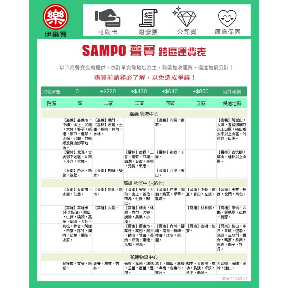 SAMPO 聲寶 ( SRF-100D ) 100公升 變頻直冷臥式冷凍櫃-細節圖4