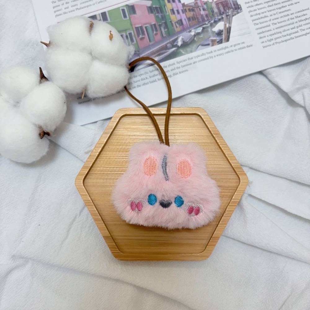 毛絨姓名吊飾｜行李箱吊牌 毛絨掛飾 書包吊牌 幼兒園名牌-規格圖5