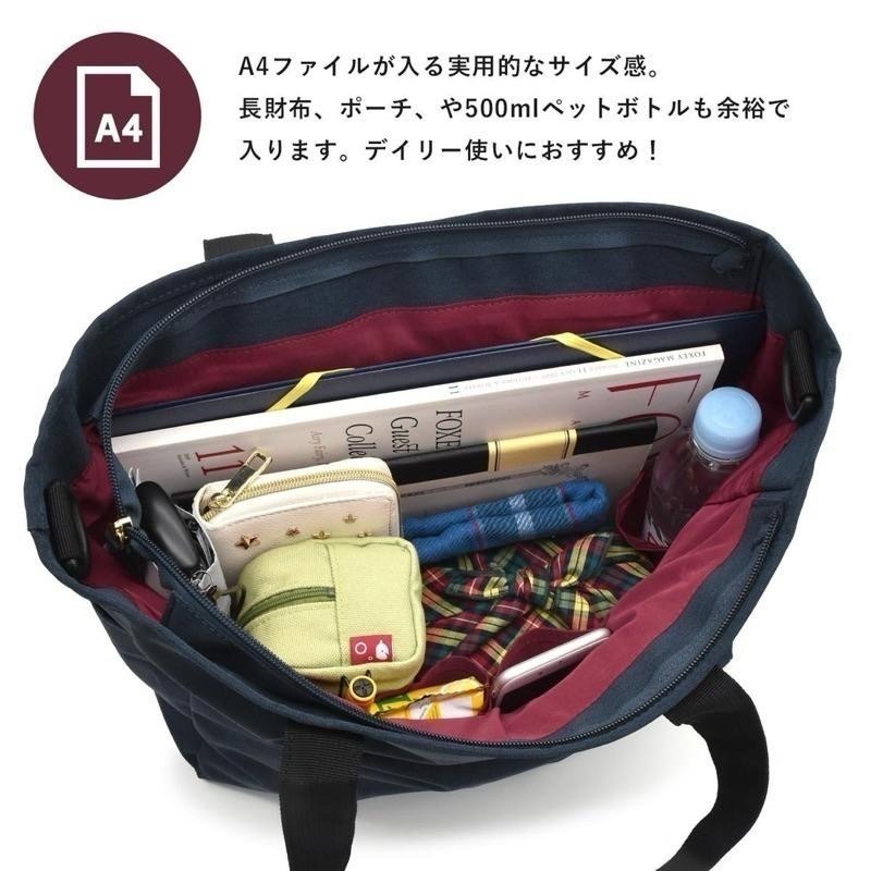 日本代購🇯🇵 Anello Grande 輕量防潑水 大容量肩背包 手提包 側背包 2way 斜跨包 GUH2316Z-細節圖5