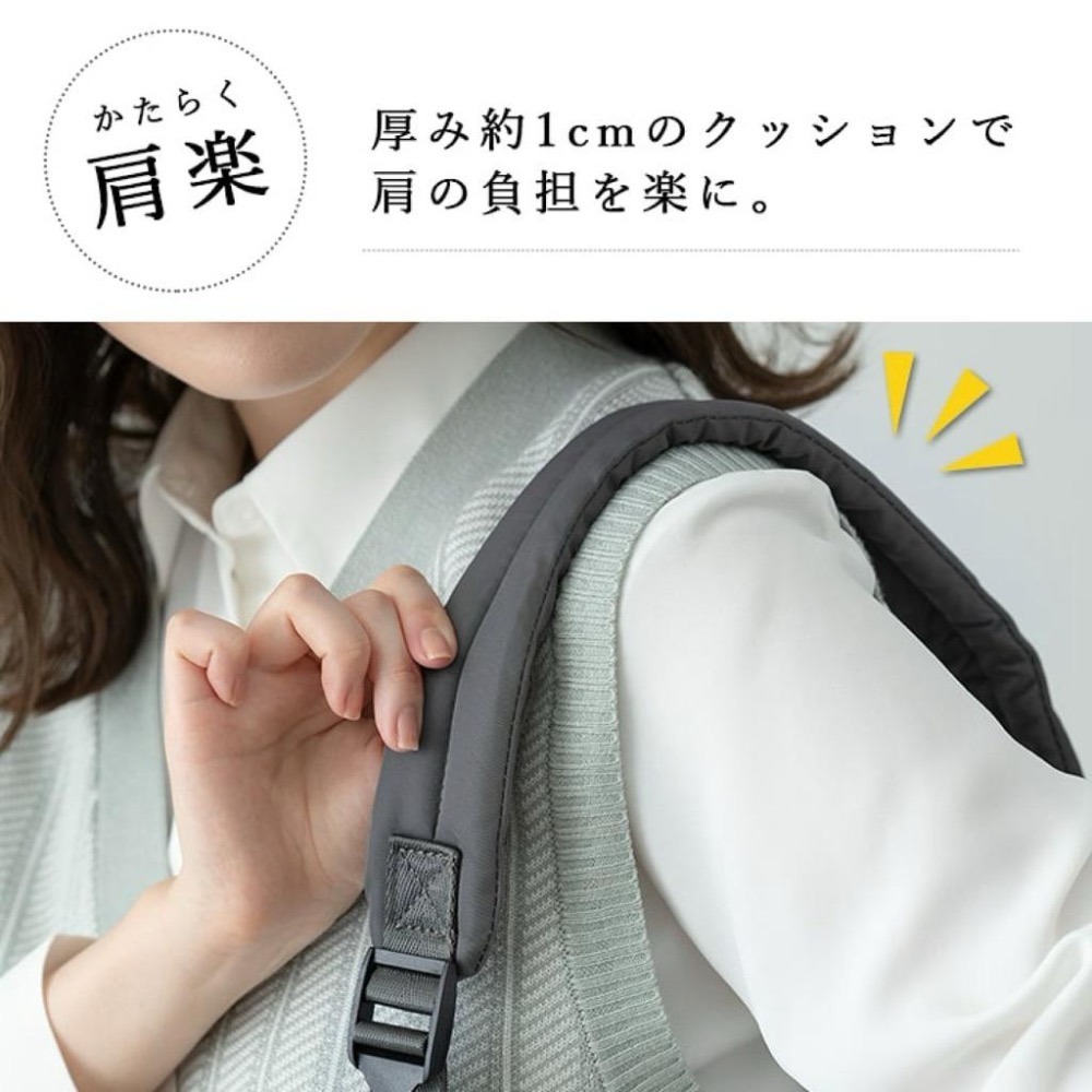 日本代購🇯🇵 Legato Largo 肩樂系列 輕量防水尼龍後背包 手提式背包 2way 兩用包 LH-L0006-細節圖2