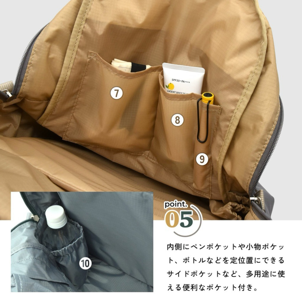 日本代購🇯🇵 anello GRANDE SABLE系列 防水大容量後背包 電腦包 旅行包 GTM0971-細節圖6