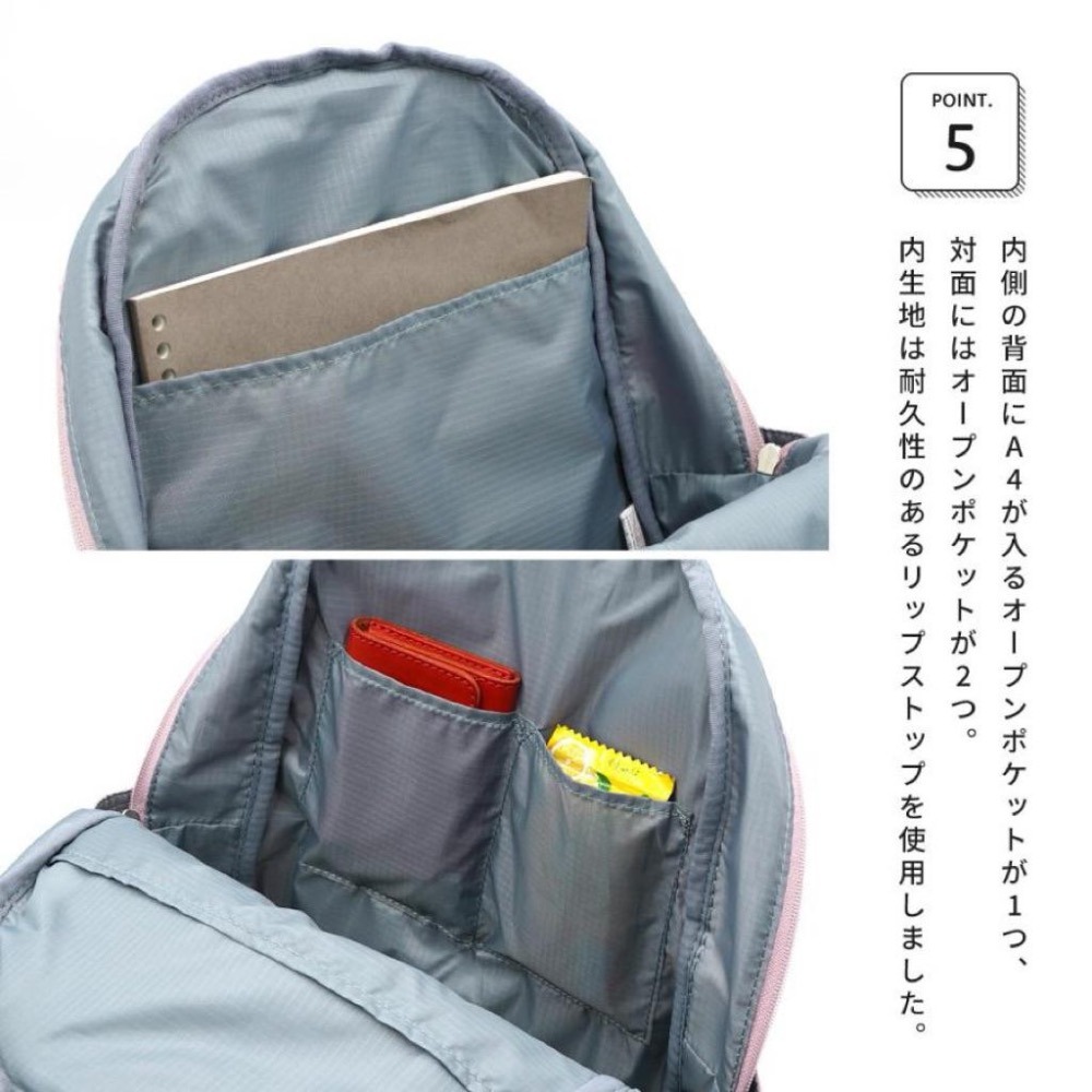 日本代購🇯🇵 Anello Grande 大容量後背包 A4筆電包 輕量背包 多口袋 筆電包 GHM0551-細節圖6