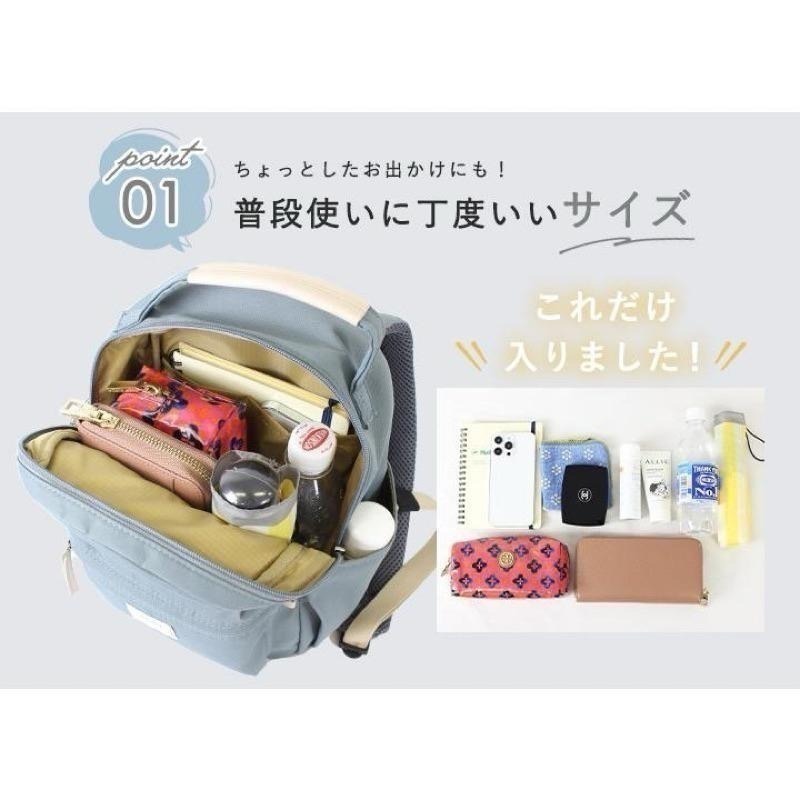日本代購🇯🇵 anello 透氣後背包 小背包 透氣書包 迷你背包 A5平板可放 GRANDE GHM0554-細節圖2
