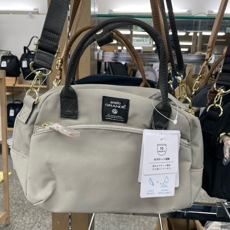 日本代購🇯🇵 Anello Grande撞色波士頓包 單肩包 2WAY GTM0862 多口袋 迷你波士頓包-規格圖9