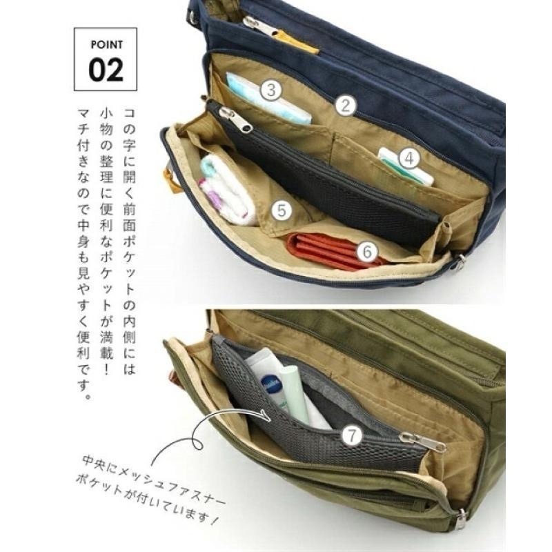 日本代購🇯🇵 Anello GRANDE CABIN系列 多功能 防水 輕便 單肩包 斜背包 GTM0452-細節圖3