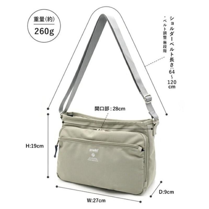 日本代購🇯🇵 Anello GRANDE CABIN系列 多功能 防水 輕便 單肩包 斜背包 GTM0452-細節圖8