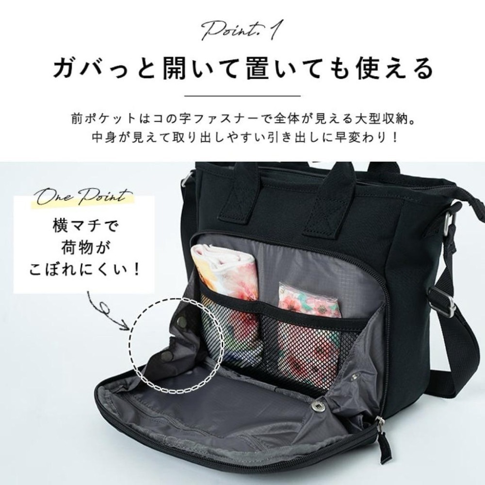 日本代購🇯🇵 Anello Grande 多功能兩用手提包 防潑水 輕量 側背包 斜背包2way GTH3322-細節圖2