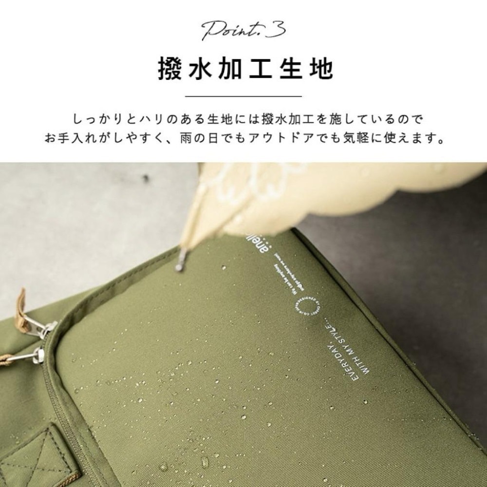 日本代購🇯🇵 Anello Grande 多功能兩用手提包 防潑水 輕量 側背包 斜背包2way GTH3322-細節圖4