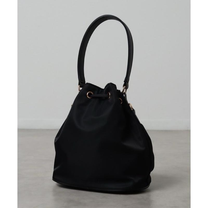 日本代購🇯🇵 Beverly Hills Polo Club馬球標誌刺繡2WAY尼龍水桶包 抽繩包 束口包-細節圖3