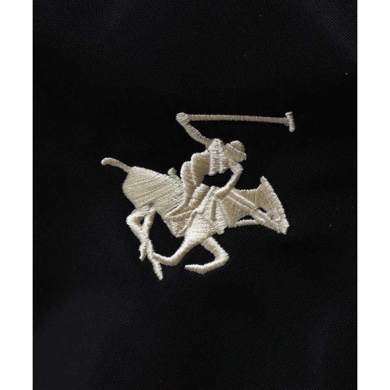 日本代購🇯🇵 Beverly Hills Polo Club馬球標誌刺繡2WAY尼龍水桶包 抽繩包 束口包-細節圖6